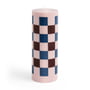 HAY - Column Kerze L, light pink / bordeaux / dark blue