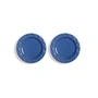 &klevering - Mochi Teller, Ø 17,5 cm, blau (2er-Set)