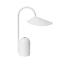 Ferm Living - Arum Akku LED-Tischleuchte, weiss