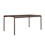 Ferm Living - Dapple Gartenesstisch, 160 x 90 cm, dark chocolate