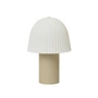 Ferm Living - Frill LED Akku-Leuchte, weiss / cashmere