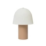 Ferm Living - Frill LED Akku-Leuchte, weiss / rosa