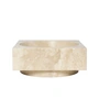 Ferm Living - Hew Dekoschale, H 11 cm, Travertin