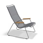HOUE - CLICK Outdoor Lounge Chair, dunkelgrau