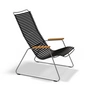 HOUE - CLICK Outdoor Lounge Chair, schwarz