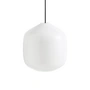 HAY - Buoy Glass Pendelleuchte, Ø 30 cm, soft black
