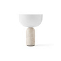 New Works - Kizu Portable LED Tischleuchte mit Akku, kunis breccia