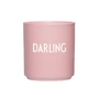 Design Letters - AJ Favourite Porzellan Becher, Darling / creole pink