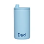 Design Letters - Travel Becher, 0.35 l, Dad / light blue