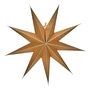 House Doctor - 9 Point Weihnachtsstern Ø 60 cm, natur / champagner