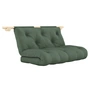 Karup Design - Hooked 135 Sofabett inkl. Bravo Matratze 135 x 200 cm, olivgrün