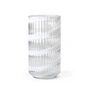 Lyngby Porcelæn - Lyngby Glasvase, swirl, H 20,5 cm, transparent