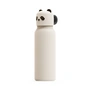 LIEWOOD - Falk Wasserflasche mit Panda Deckel, 350 ml, sandy