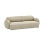 Northern - Gem 3-Sitzer Sofa, 220 x 97 cm, Eiche hell geölt / sand (Nevotex Grace)