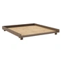 Karup - Social Bett, 180 x 200 cm, Kiefer carob brown