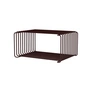 Montana - Panton Wire Half Height Regal 25,7 cm, schwarz-rot
