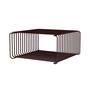Montana - Panton Wire Half Height Regal 34,8 cm, schwarz-rot