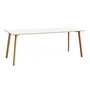 HAY - Copenhague Deux CPH210 2.0 Esstisch 200 x 75 cm, Eiche lackiert / Laminat perlweiss