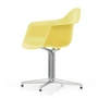 Vitra - Eames Plastic Armchair DAL RE, poliert / citron (Filzgleiter basic dark)