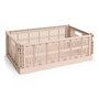 HAY - Colour Crate Korb L, 53 x 34,5 cm, powder, recycled