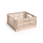 HAY - Colour Crate Korb Square M, 29,5 x 29,5 cm, powder, recycled
