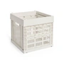 HAY - Colour Crate Korb Cube, 29,5 x 29,5 cm, off-white, recycled