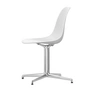 Vitra - Eames Plastic Side Chair DSL RE, poliert / baumwollweiss (Filzgleiter basic dark)