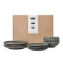 Broste Copenhagen - Nordic Rain Geschirr Dinner-Set, (12-tlg.)