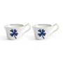 &klevering - Anouk Tasse, Kleeblatt, 100 ml, mehrfarbig (2er-Set)