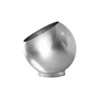 AYTM - Globe Blumentopf, Ø 30 x H 26,6 cm, silber / silber