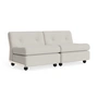 HAY - Amanta 2 Sitzer Sofa, cream beige / hellgrau (HAY Story 102)