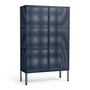 HAY - Perforated Cabinet L, steel blue