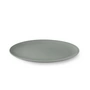 Lyngby Porcelæn - Rhombe Earth Servierplatte oval 21,5 x 28,5 cm, moss