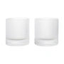 Ferm Living - Ripple Trinkglas, klar (2er-Set)