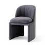 &Tradition - Loafer SC106 Dining Chair, grau (Stoff Kvadrat Cifrado 0771)