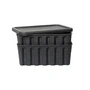 Ferm Living - Paper Pulp Aufbewahrungsbox, gross, charcoal (2er-Set)
