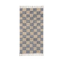 Ferm Living - Mara Kinderteppich, 150 x 80 cm, mist blue / warm sand