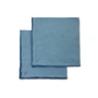 HKliving - Ease Servietten, 50 x 50 cm, mist blue (2er-Set)