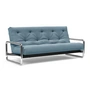 Innovation Living - Lomira Classic Schlafsofa, incl. Nordic Matratze, 140 x 200  (525 Mixed Dance Light Blue)