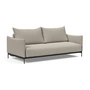 Innovation Living - Malloy Schlafsofa, 225 x 110 cm, natur (579 Kenya Gravel)