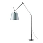 Artemide - Tolomeo Mega Stehleuchte mit Dimmer, Satinschirm Ø 36 cm, silber