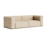 HAY - Mags Soft Sofa 2,5-Sitzer, Kombination 1, beige (Hallingdal 220) / Nähte: beige (Filzgleiter)