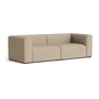 HAY - Mags Sofa 2,5-Sitzer, Kombination 1, warm grey (Maglia) (Filzgleiter)