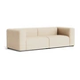 HAY - Mags Sofa 2,5-Sitzer, Kombination 1, beige (Bolgheri LGG60) (Filzgleiter)