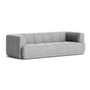 HAY - Quilton 3-Sitzer Sofa, hellgrau (Hallingdal 130)
