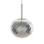 Tom Dixon - Whirl LED Pendelleuchte, Ø 30 cm, silber