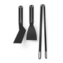 höfats - Grillbesteck-Set (3-teilig), schwarz