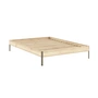 Karup - Core Bett 140 x 200 cm, Kiefer / sage green