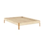 Karup - Core Bett 140 x 200 cm, Kiefer / solar orange