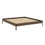 Karup - Core Bett 180 x 200 cm, Kiefer carobbraun / terra red